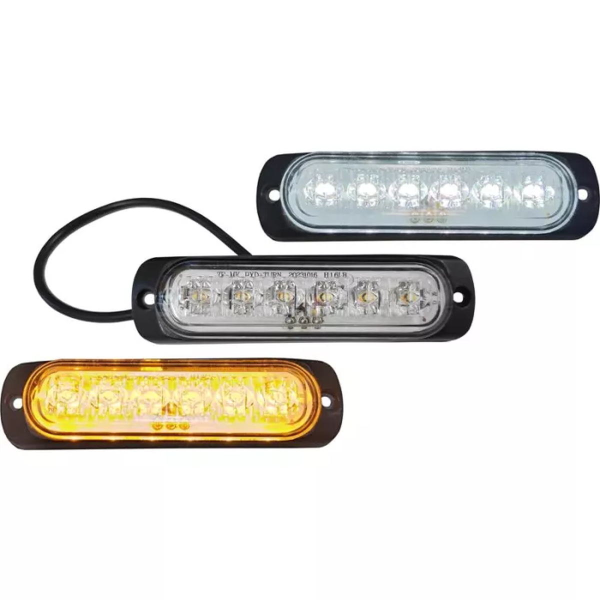 LED-Umrissleuchte Weiß Orange