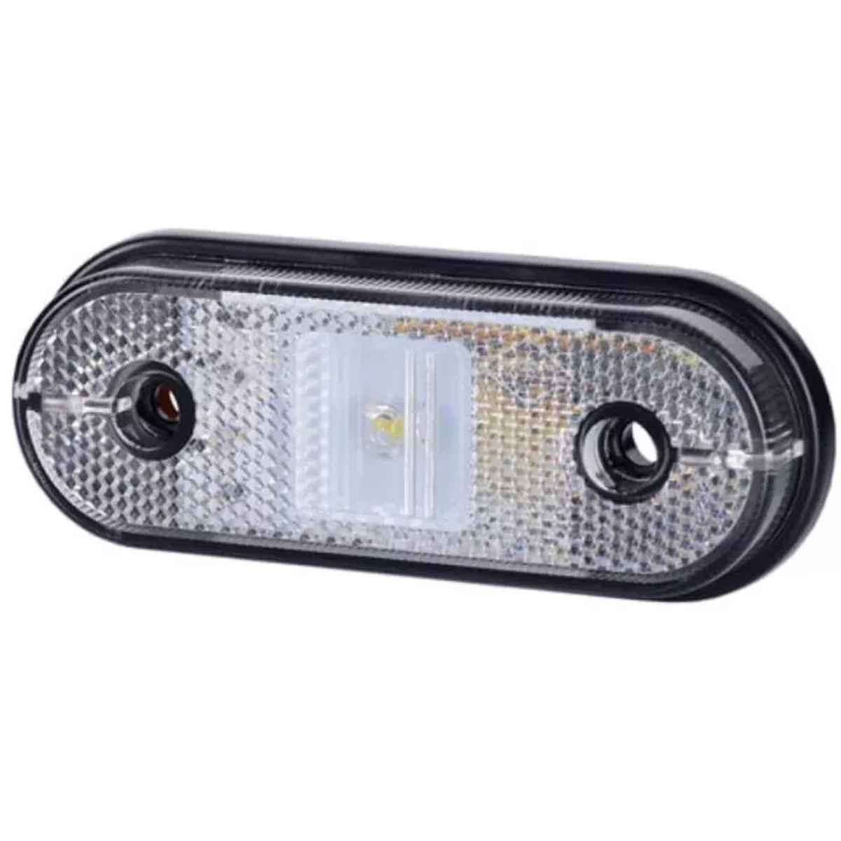 Umrissleuchte mit Reflektor (LED) weiß 12/24 V universal