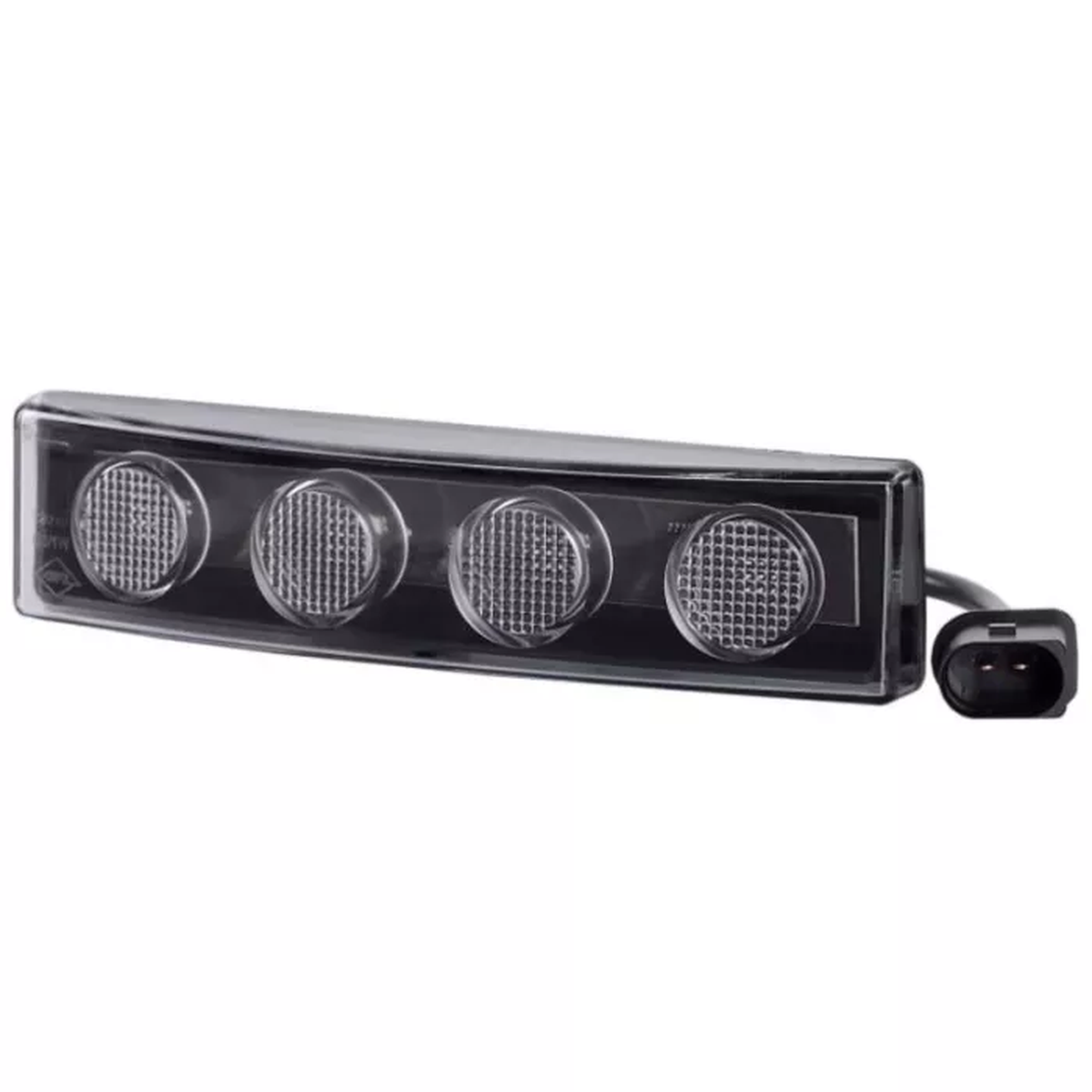 Positionsleuchte mit Stecker (LED) weiß 12/24V universell