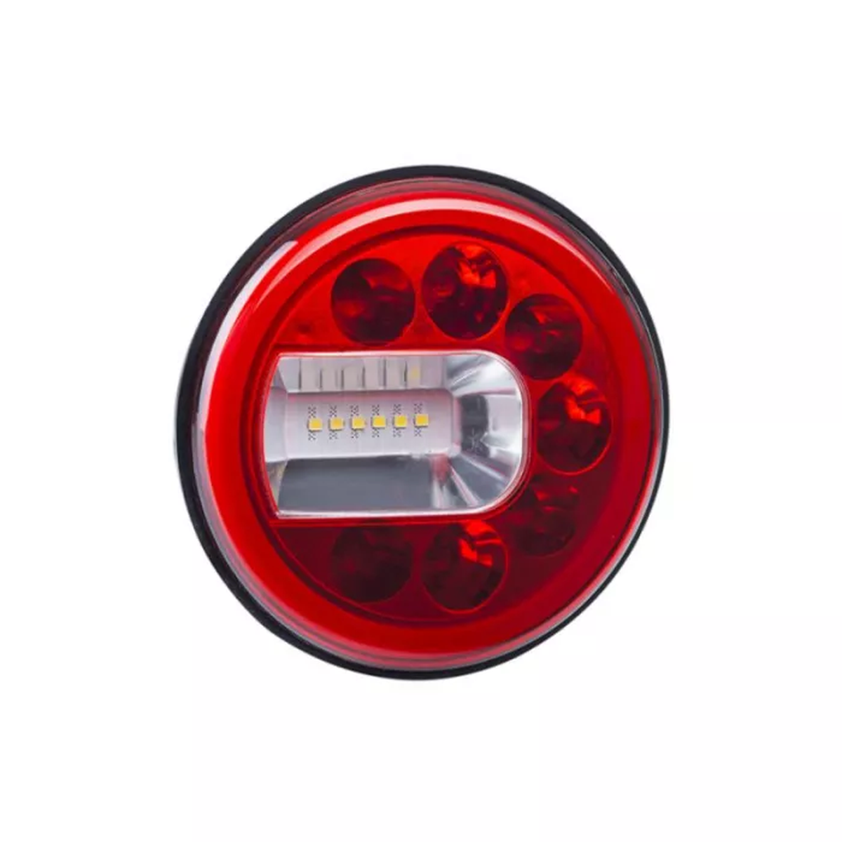 KOMBINIERTES RÜCKLICHT 3-FUNKTIONEN (LED) WEISS-ROT 12/24V LINKS