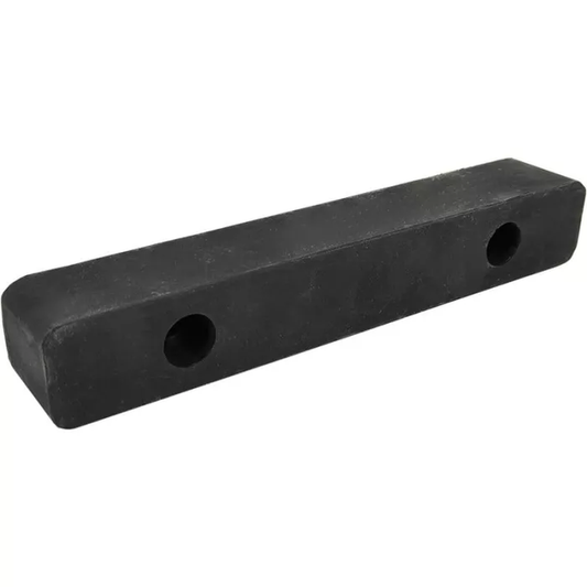 GUMMIPUFFER 210x50x50 MIT 2 LÖCHERN