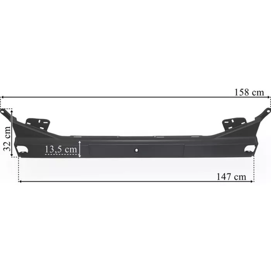 SCANIA P / G / R / S (2017-) NEXT GEN MITTLERER STOßFÄNGER (NIEDRIG, LAMINAT)