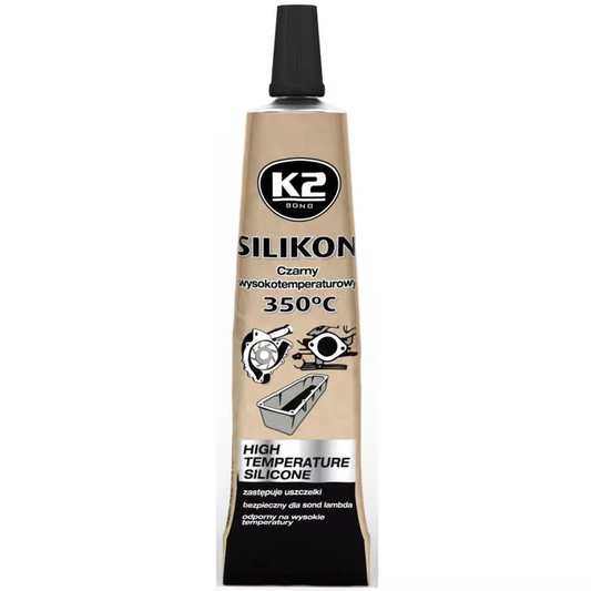 K2 HOCHTEMPERATUR-SILIKON-SET +350°C 300G (SCHWARZ)