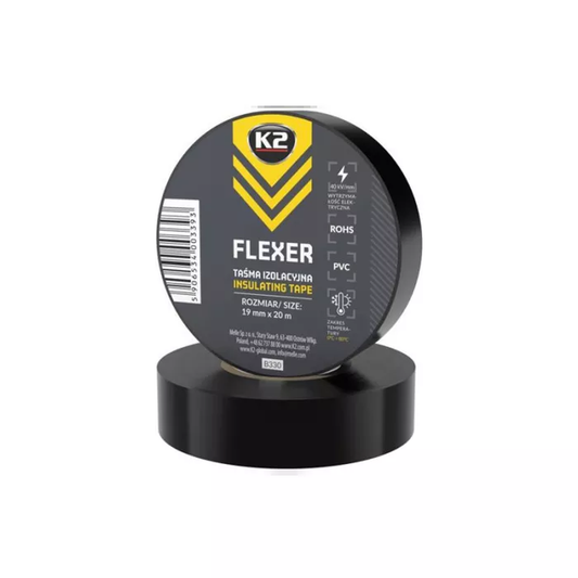 K2 ISOLIERBAND 19MMx20M (SCHWARZ)