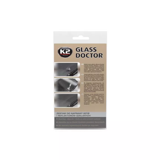 K2 GLASS DOCTOR SET ZUR REPARATUR VON STEINSCHLÄGEN AN SCHEIBEN
