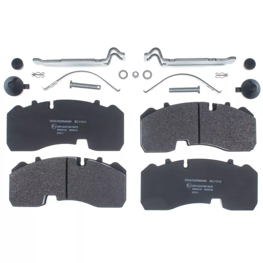 BREMSBELÄGE VORN / HINTEN BPW SH, JOST CORONA, MERCEDES DCA TE TX, MERITOR TM, SAF B S SKRB SKRS SKRZ Z, SCHWARZMULLER