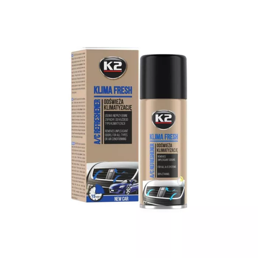 K2 KLIMA FRESH NEUWAGEN KLIMAANLAGENPFLEGEMITTEL KLIMAANLAGENERFRISCHER 150ML