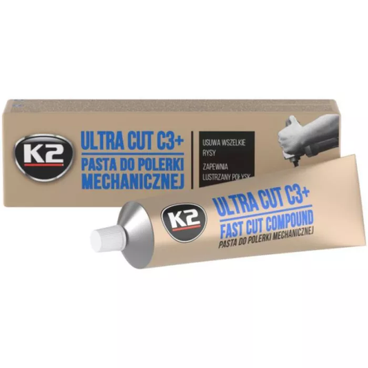 K2 TURBO LEICHTSCHLEIFENDE POLIERPASTA (WACHSBASIS) 250G