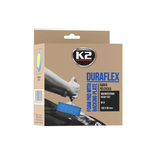 K2 DURAFLEX POLIERSCHWAMM FÜR DEN ENDVERARBEITUNGSGRIP MIT KLETTVERSCHLUSS (Ø150x25)