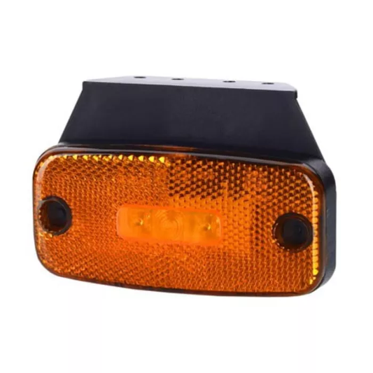Umrissleuchte mit Reflektor, hängend (LED), orange, 12/24 V, universal