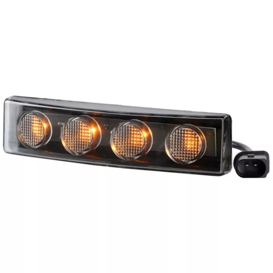Umrissleuchte mit Stecker (LED) Orange 12/24V Universell