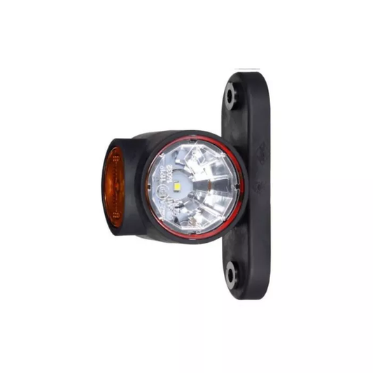 Umrissleuchte auf kurzem, geradem Ausleger, dreifunktional (LED) weiß-orange-rot 12/24V universal