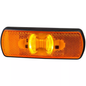 Umrissleuchte mit Reflektor (LED) orange 12/24V universal