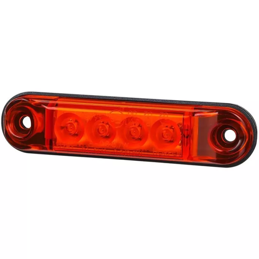 SLIM-TYP LED-KONTURLEUCHTE ROT 12/24 V UNIVERSELL