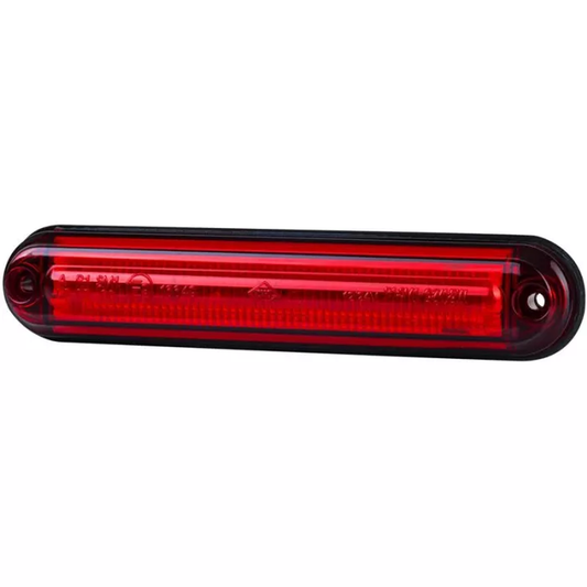 SLIM LED SEITENMARKIERUNGSLAMPE ROT 12/24 V UNIVERSAL