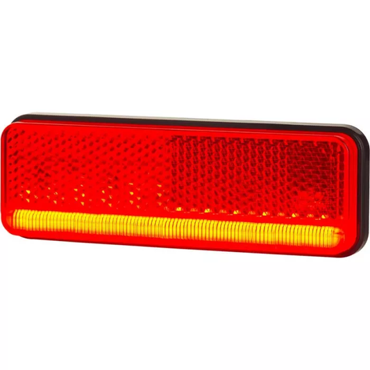 SCHMALER UMRIßLEUCHTE XS (LED) ROT 12/24V UNIVERSAL