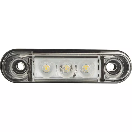 SCHMALER LED-SEITENMARKIERUNGSLEUCHTE WEIß 12/24 V UNIVERSAL