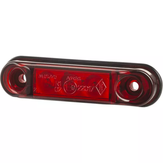 UMRIßLEUCHTE SCHLANKER TYP (LED) ROT 12/24 V UNIVERSELL