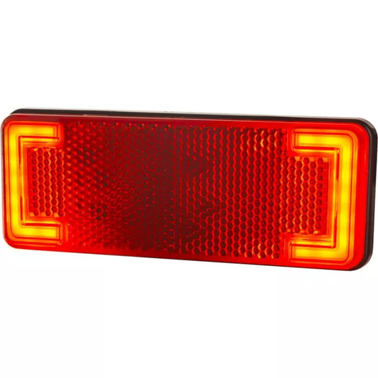SCHMALER ROTER UMRIßLEUCHTE (LED) 12/24V UNIVERSELL