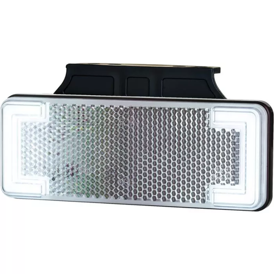 SLIM XS Umrissleuchte mit Halterung (LED) Weiß 12/24V Universal