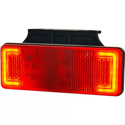 UMRIßLEUCHTE SLIM XS MIT HALTERUNG (LED) ROT 12/24V UNIVERSELL