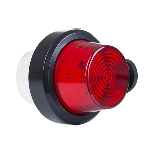 MARKIERUNGSLEUCHTE (OLD SCHOOL) KURZ (LED) WEIß-ROT 12/24V UNIVERSELL