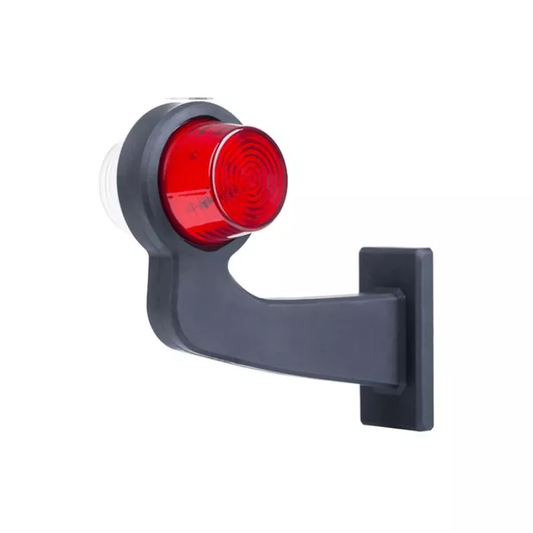 LED-KONTURLEUCHTE (OLD SCHOOL) AN LANGEM AUSLEGER WEIß-ROT 12/24V LINKS