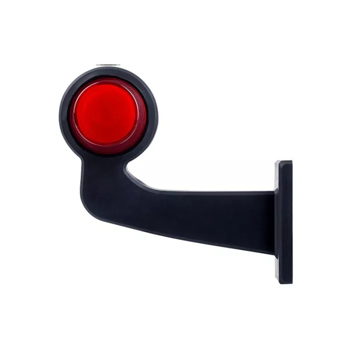 SEITENMARKIERUNGSLEUCHTE (OLD SCHOOL NEON) MIT LANGEM AUSLEGEBARM (LED) WEISS-ROT 12/24V LINKS
