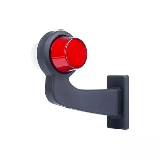 Umrissleuchte (Neon) an langem Ausleger (LED) weiß-rot 12/24V links