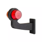 Umrissleuchte (Old School) an langem Ausleger (LED), orange-rot, 12/24V, links