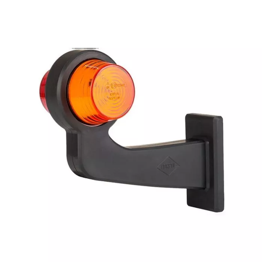 KONTURLEUCHTE (OLD SCHOOL) AN LANGEM AUSLEGER (LED) ORANGE-ROT 12/24V RECHTS