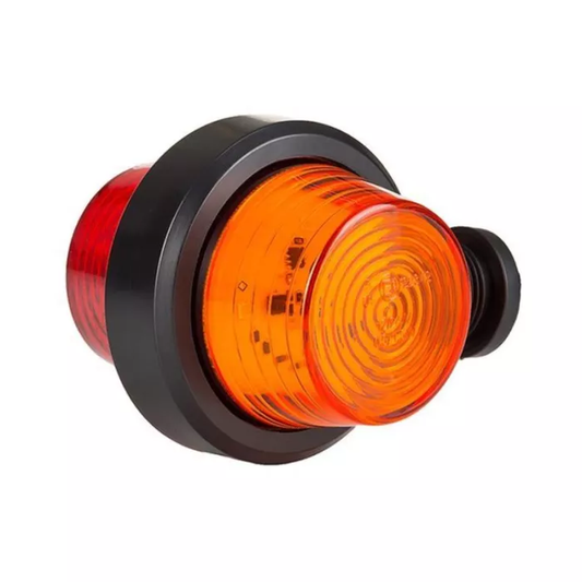 Umrissleuchte (Old School) kurz (LED) orange-rot 12/24V universell