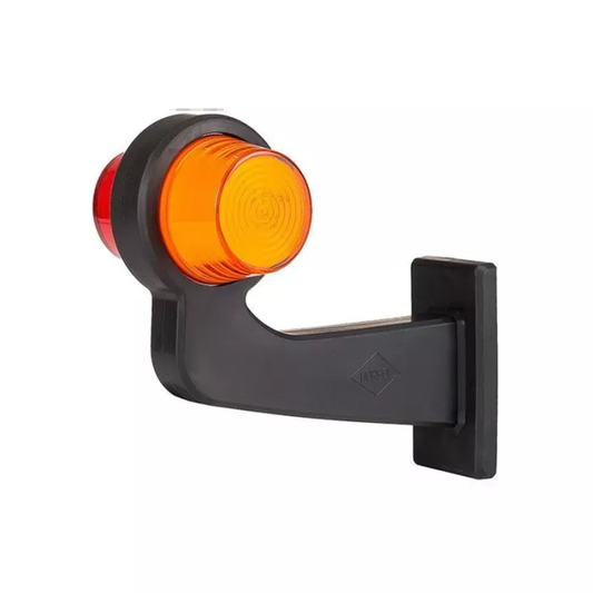 UMRIßLEUCHTE (NEON) AN LANGEM AUSLEGER (LED) ORANGE-ROT 12/24V RECHTS