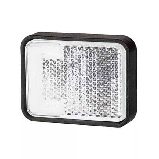 Positionsleuchte (Neon) vorne mit Reflektor (LED) weiß 12/24V universal