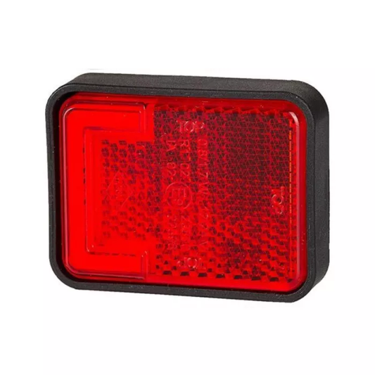 POSITIONSLAMPE (NEON) HINTEN MIT REFLEKTOR (LED) ROT 12/24V UNIVERSELL