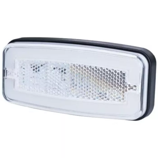 Positionsleuchte mit Reflektor (Neon) 2-funktional (LED) Weiß 12/24V Universal