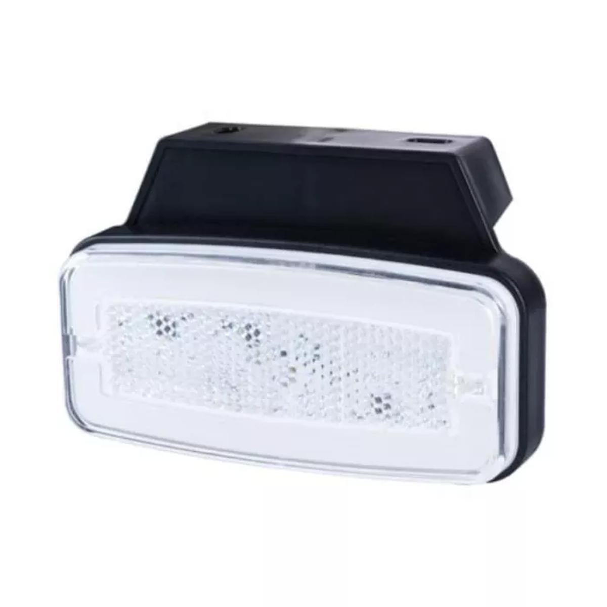 Positionsleuchte mit Halterung und Reflektor (Neon) 2-Funktions-LED Weiß 12/24V Universal