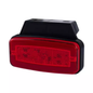 Positionsleuchte mit Halterung und Reflektor (Neon) 2-funktional (LED) Rot 12/24V Universal