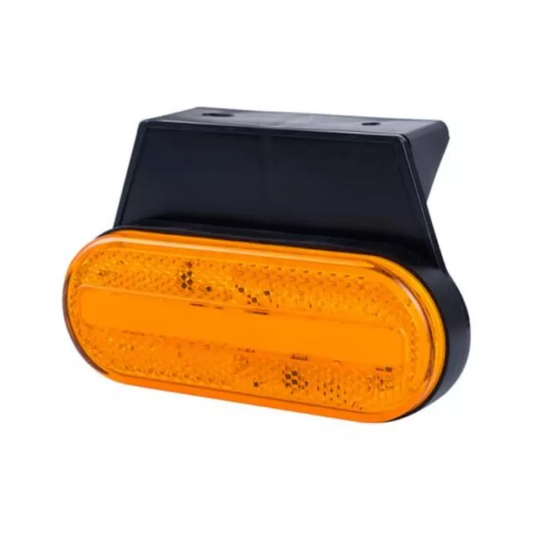 UMRIßLEUCHTE (NEON) MIT HALTER UND REFLEKTOR 2-FUNKTIONEN (LED) ORANGE 12/24V UNIVERSAL