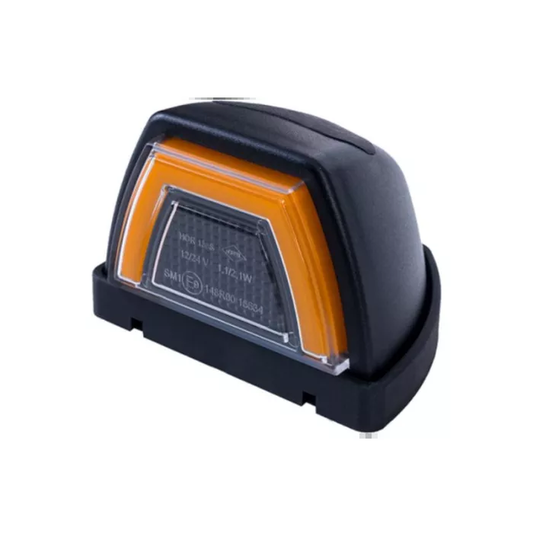 ECKIGE DACH-SEITENMARKIERUNGSLEUCHTE (LED) ORANGE 12/24 V UNIVERSELL