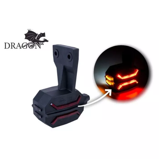 Umrissleuchte (Dragon) Dreifunktional Hängend (LED) Weiß - Orange - Rot 12/24V Links