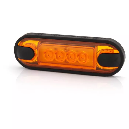 Seitlicher Umrissleuchte (LED) orange 12/24V universal