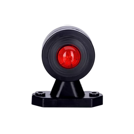Seitenmarkierungsleuchte an schrägem Ausleger (LED) weiß-rot 12/24V rechts