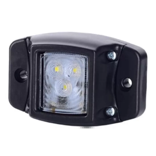 Umrissleuchte auf Gummibasis (LED) weiß 12/24V universal
