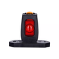 Umrissleuchte an kurzem Ausleger dreifunktional (LED) weiß - orange - rot 12/24V universal
