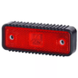 Umrissleuchte mit Reflektor und geriffelter Gummidichtung (LED) Rot 12/24V Universal