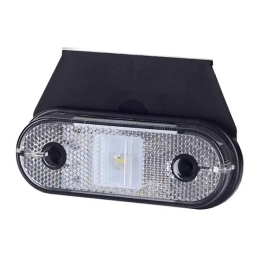 Hängende Umrissleuchte mit Reflektor (LED) weiß 12/24 V universell