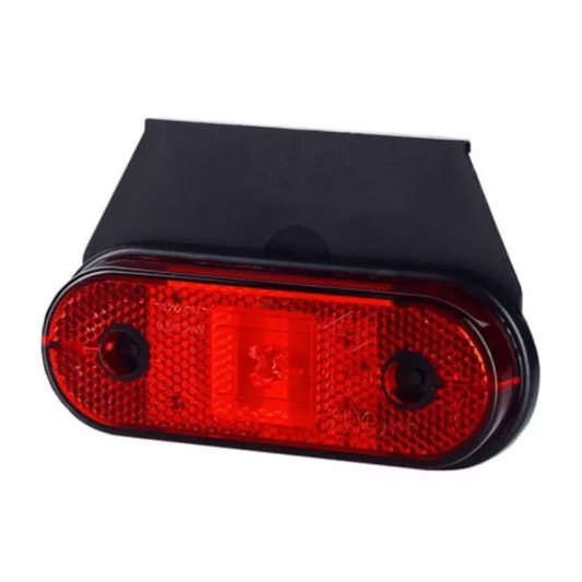 LED Hängende Umrissleuchte mit Reflektor Rot 12/24 V Universal