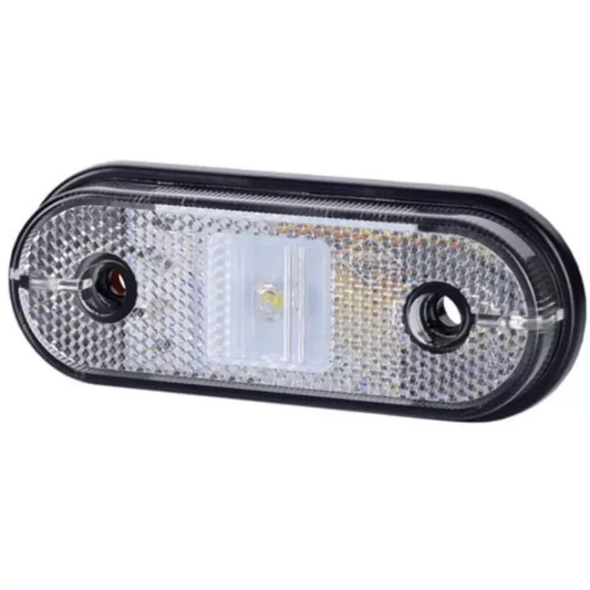 Umrissleuchte mit Reflektor (LED) weiß 12/24 V universal