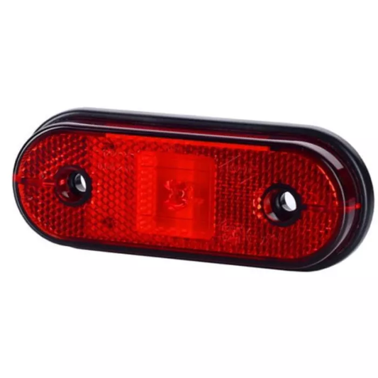 UMRISSLEUCHTE MIT REFLEKTOR (LED) ROT 12/24 V UNIVERSAL